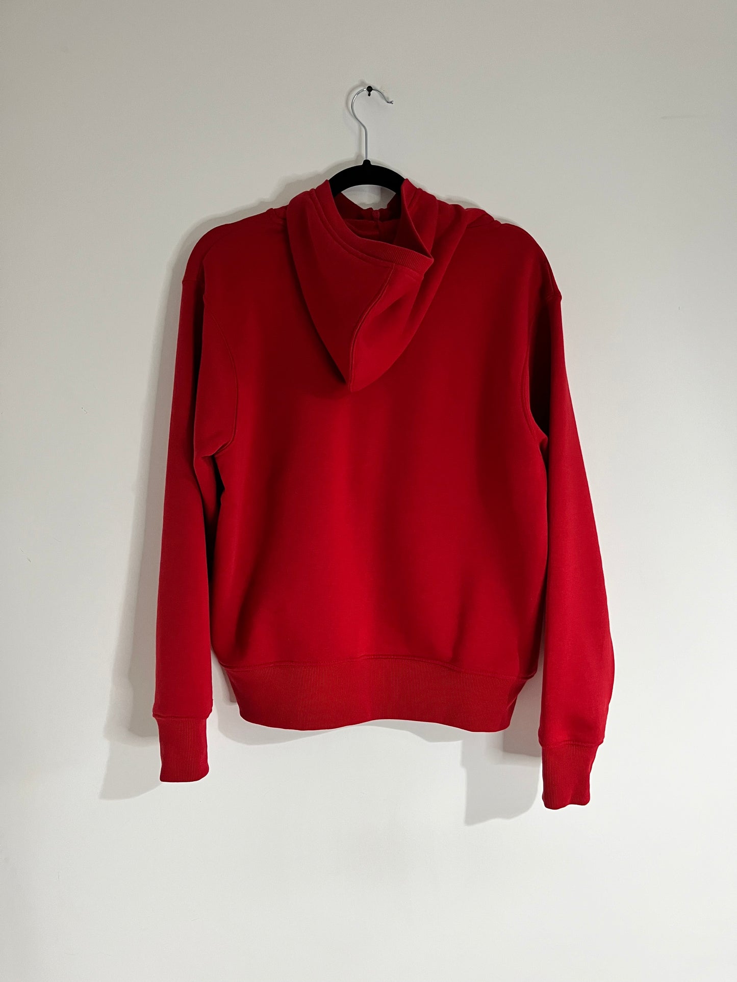 Red AM Slim Fit Zip Up Hoodie (New 2023 Logo)