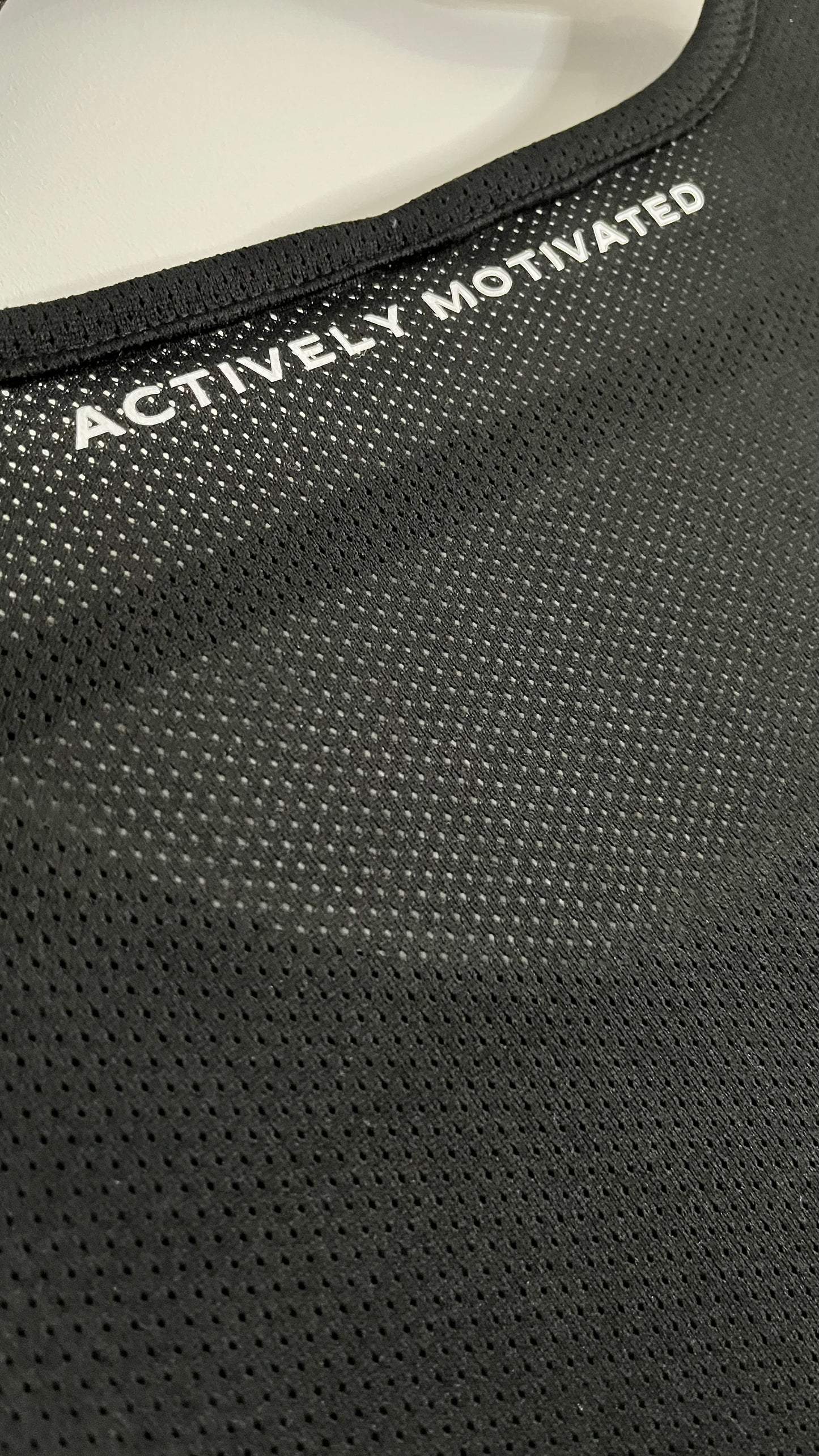 Black AM Breathable Active Vest (New Logo)