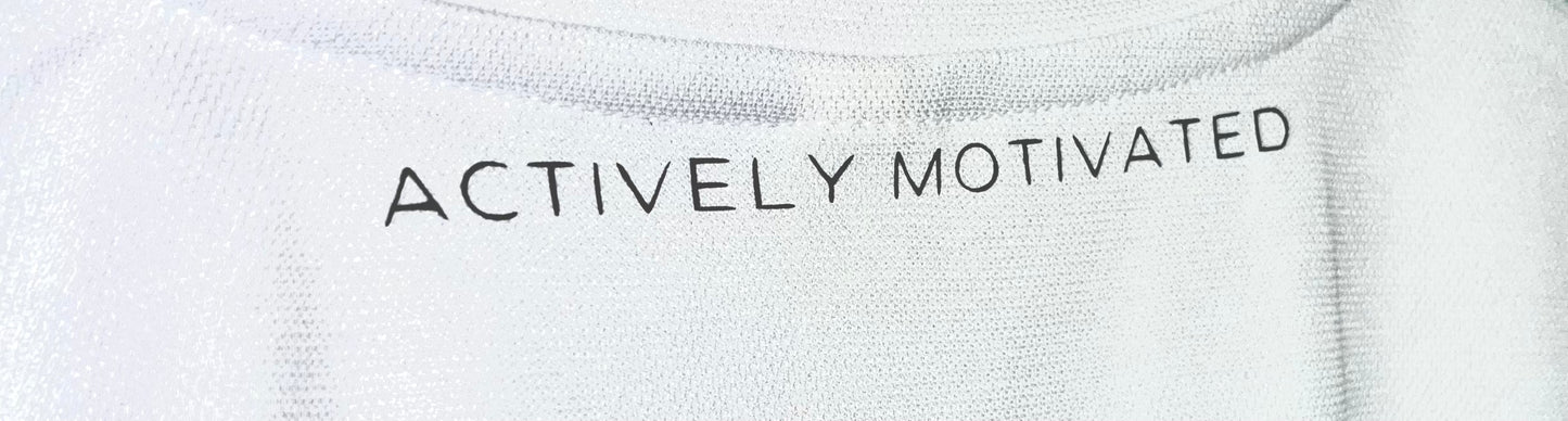 White AM Active T (Original Logo)