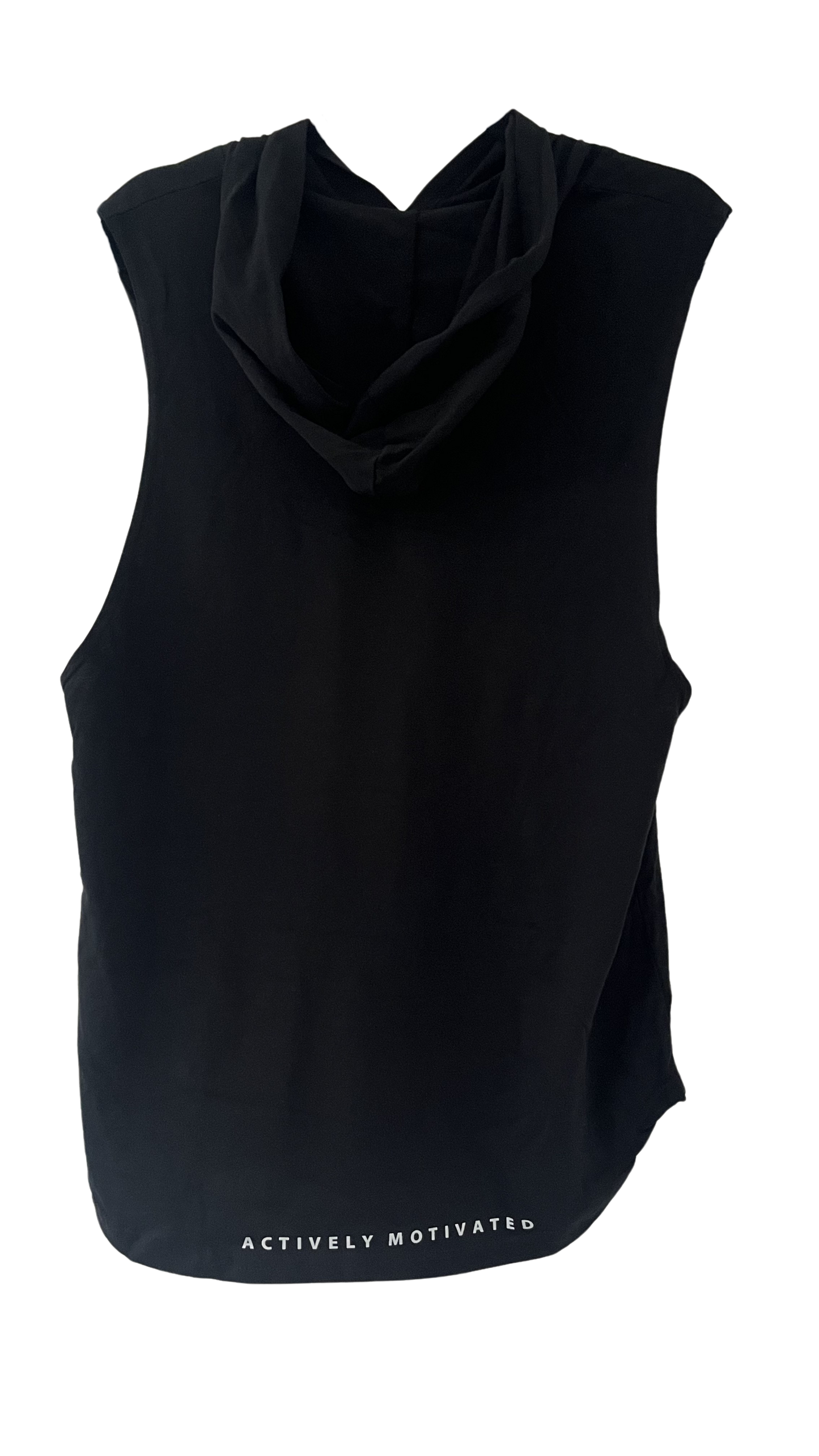 AM Black Hooded Vest