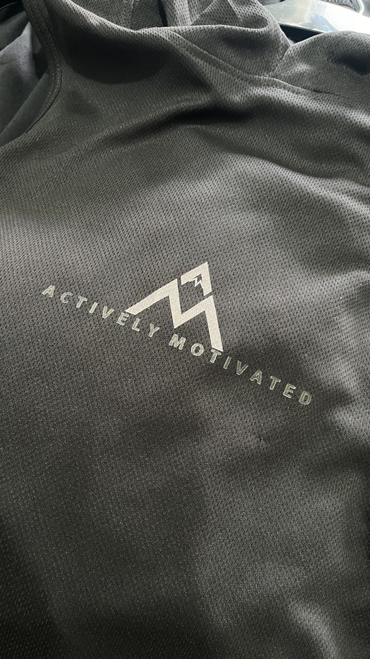 AM Hooded Active Vest (Grey Logo)