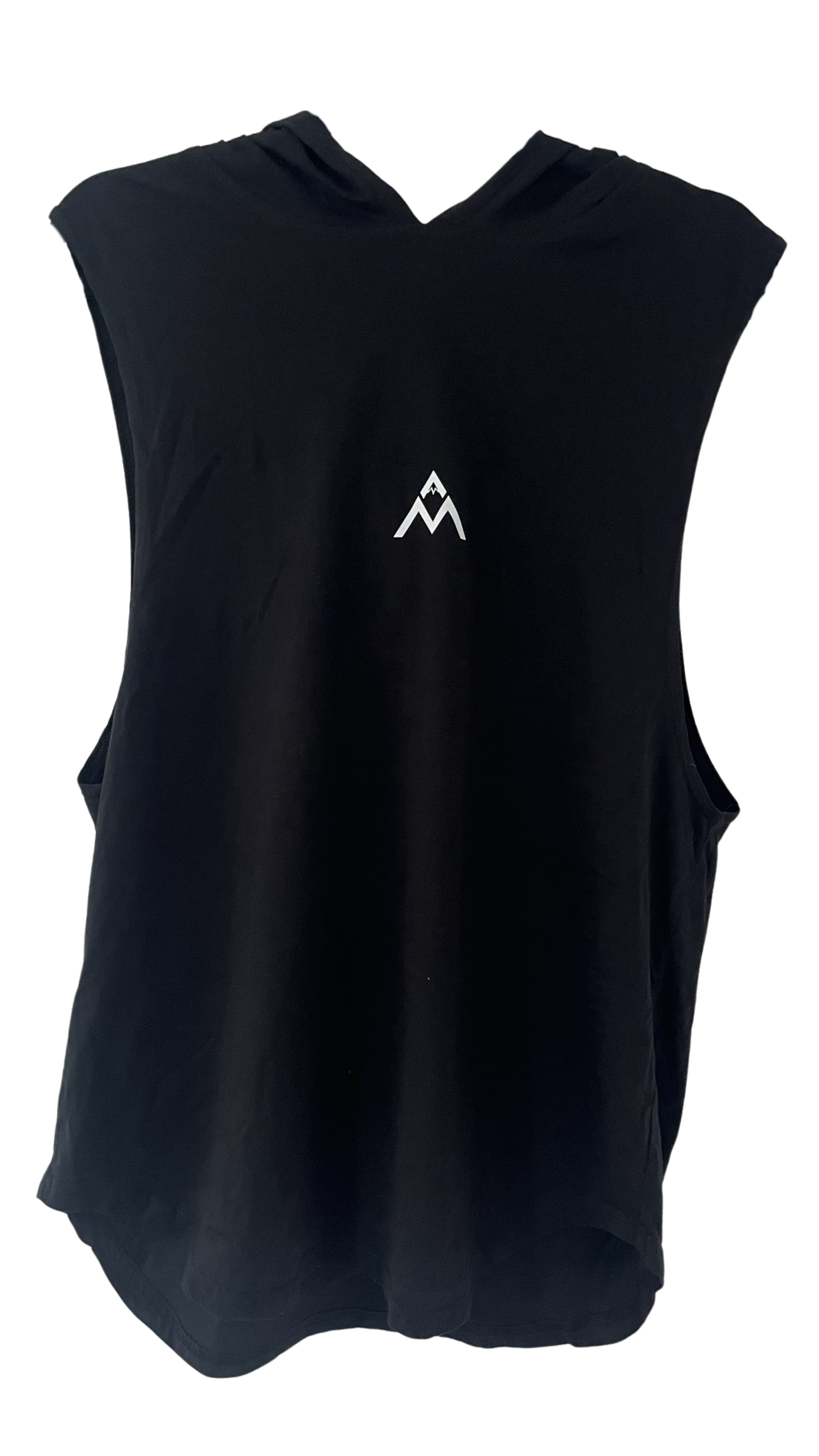 AM Black Hooded Vest