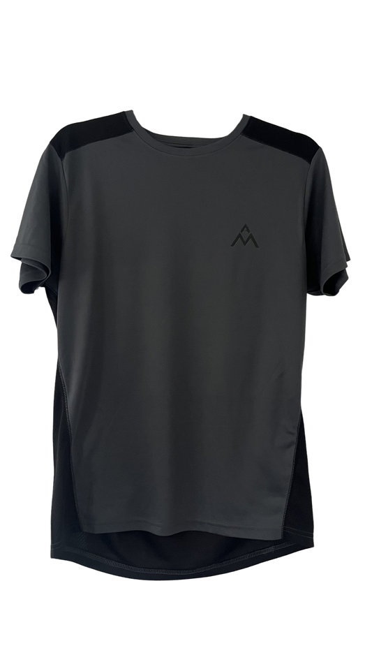 AM Active Tee (Grey/Black)