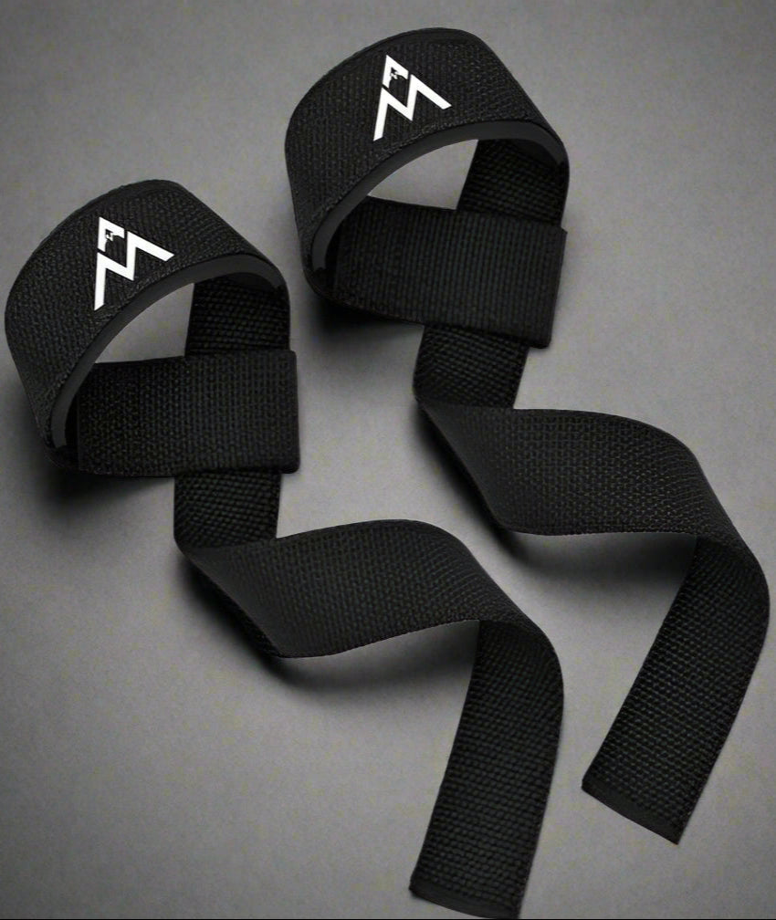 AM Strong Padded Lifting Straps (Embroidered Logo)