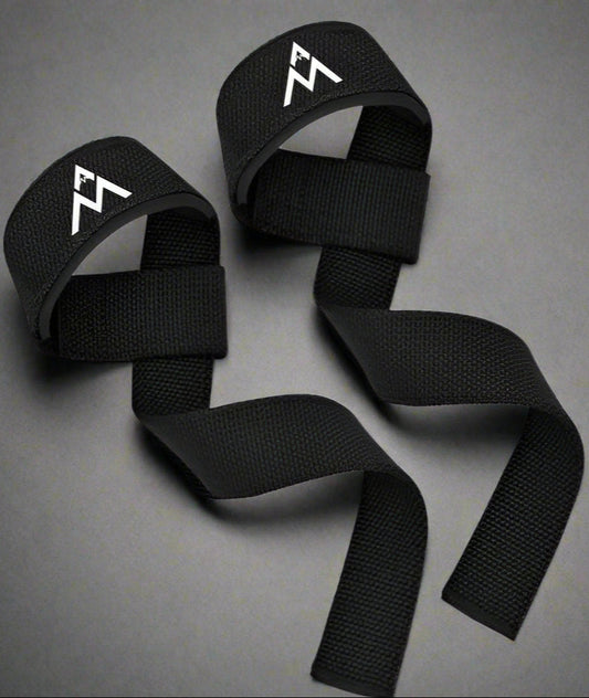 AM Strong Padded Lifting Straps (Embroidered Logo)