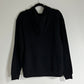 Black Hoodie With Bold Front AM Logo