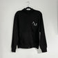 Black AM Slim Fit Zip Up Hoodie (New 2023 Logo)