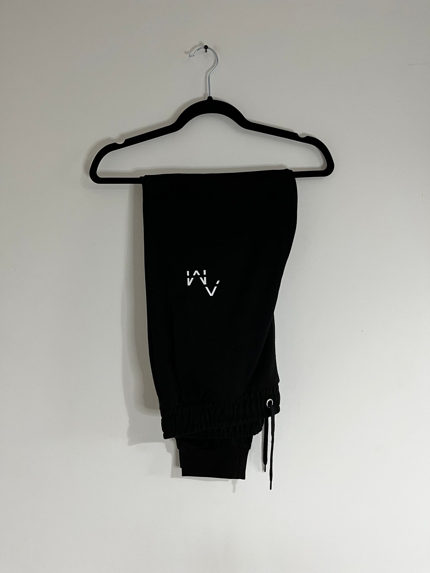 Black AM Joggers New Logo (2nd Run)