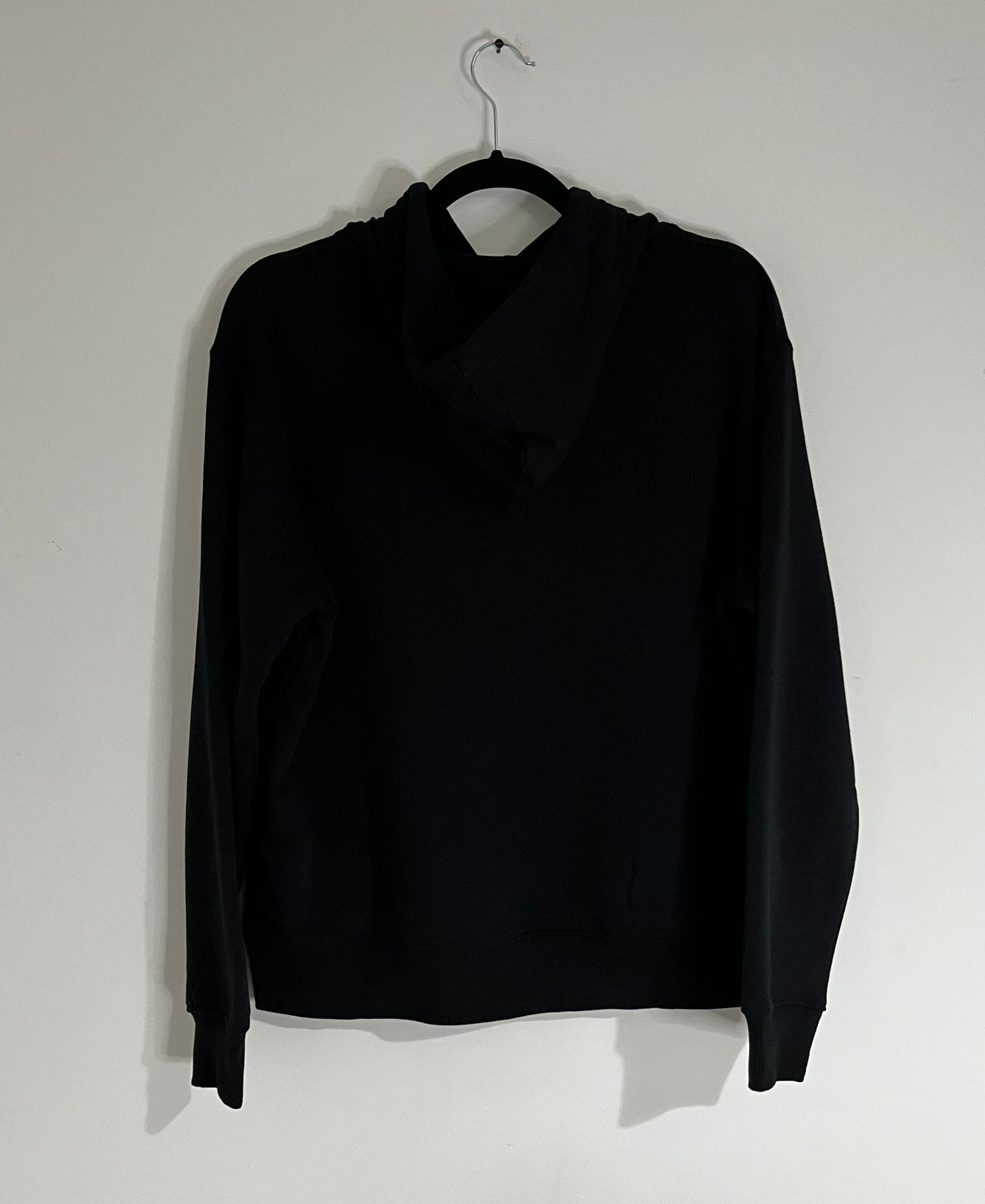 Black AM Throw Over Hoodie (2023 Bold Logo)