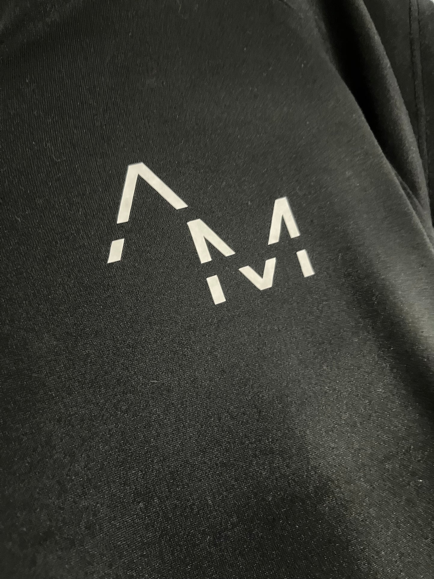 Black Short Sleeve Loose Fit Active T (New bold logo)