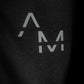 Black AM Slim Fit Zip Up Hoodie (New 2023 Logo)