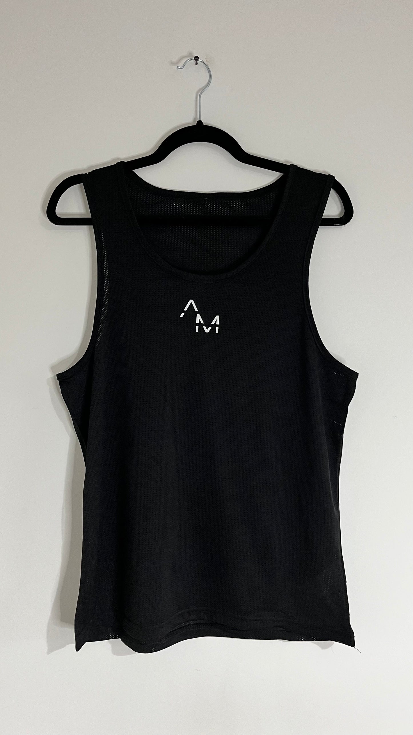 Black AM Breathable Active Vest (New Logo)
