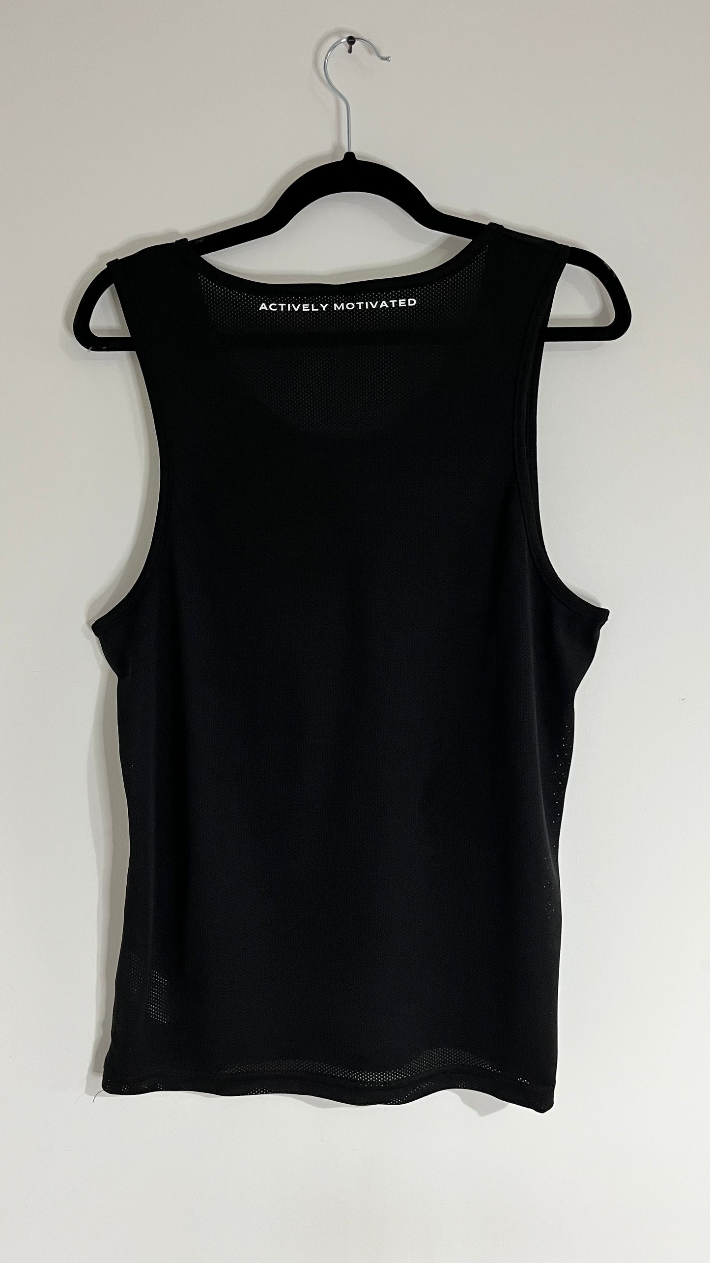 Black AM Breathable Active Vest (New Logo)