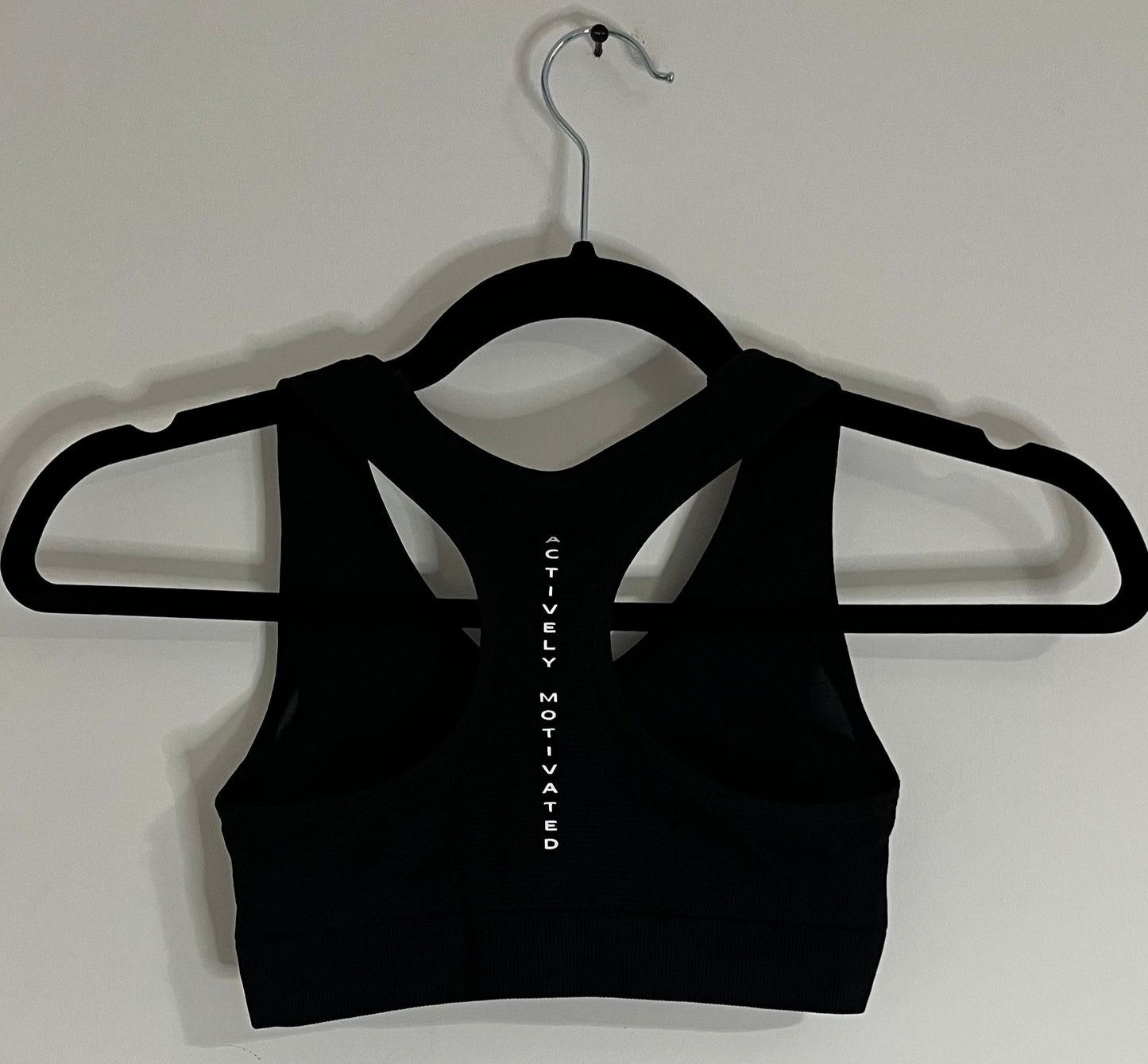 AM Classic Style Sports Bra (New Logo)