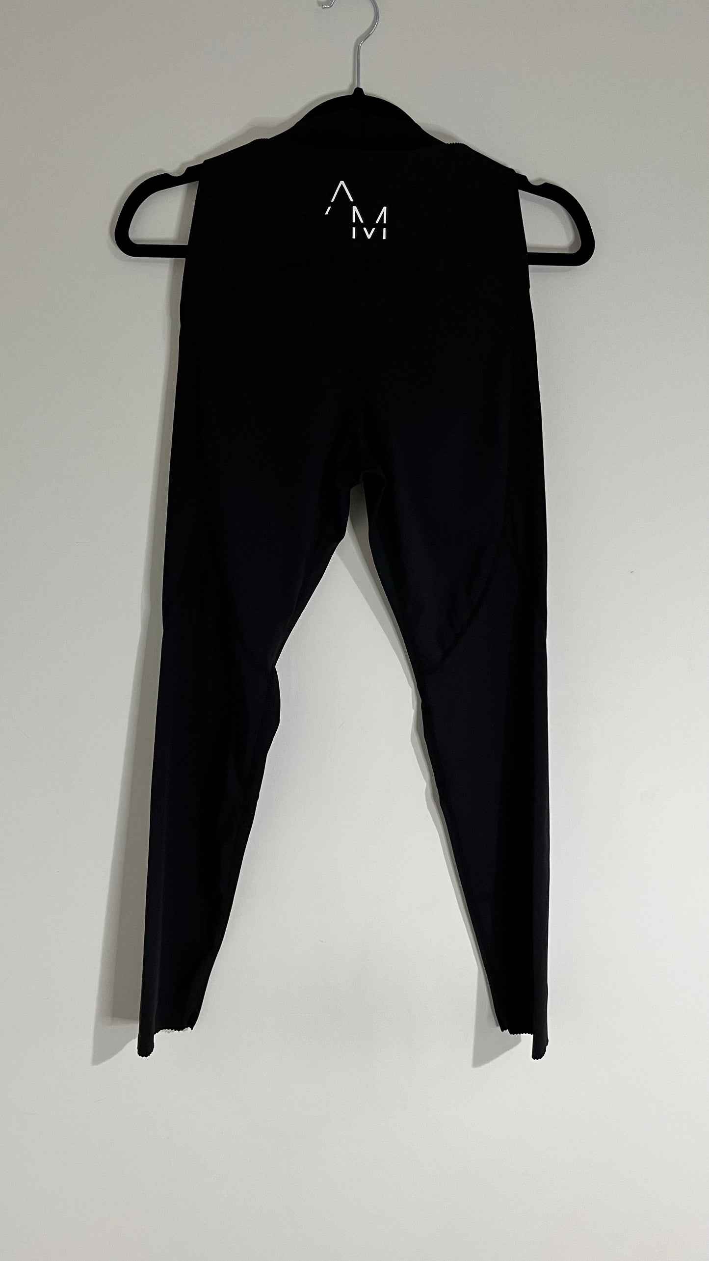 Black AM Full Length Leggings (New Logo)