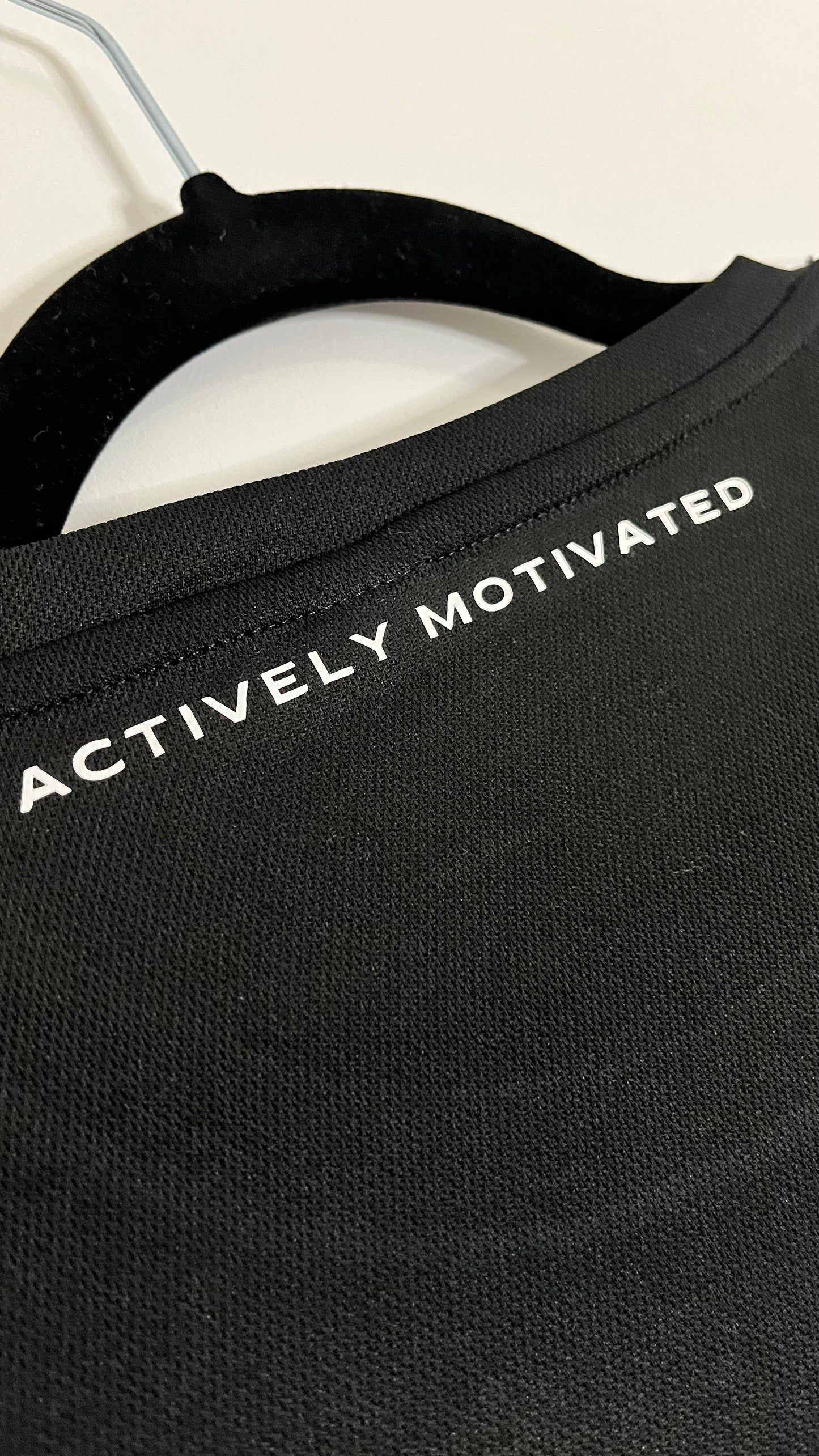 Black AM Active T (2023 Bold Logo)