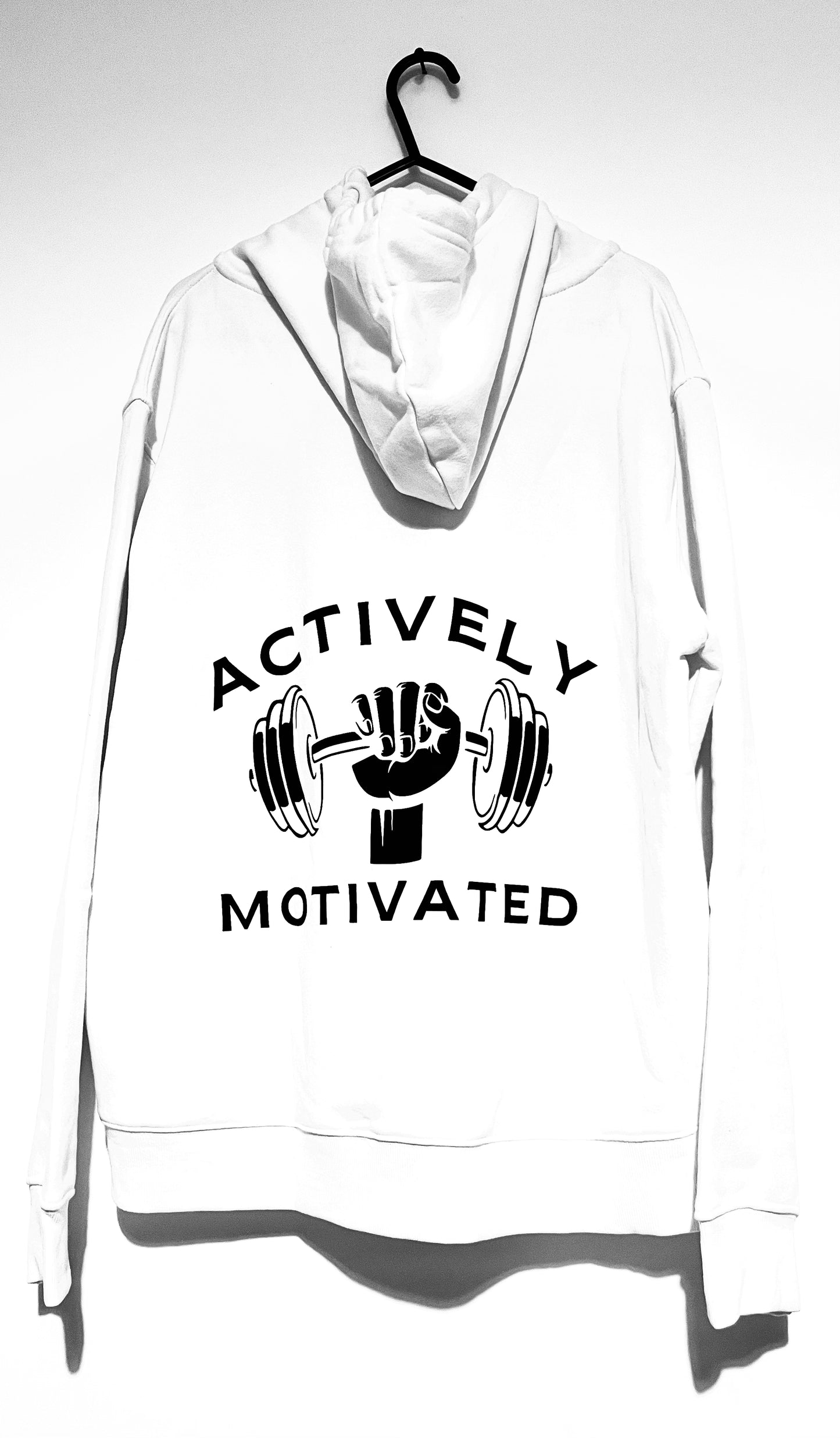 Original AM Logo Black Hoodie (BIG Back Logo)