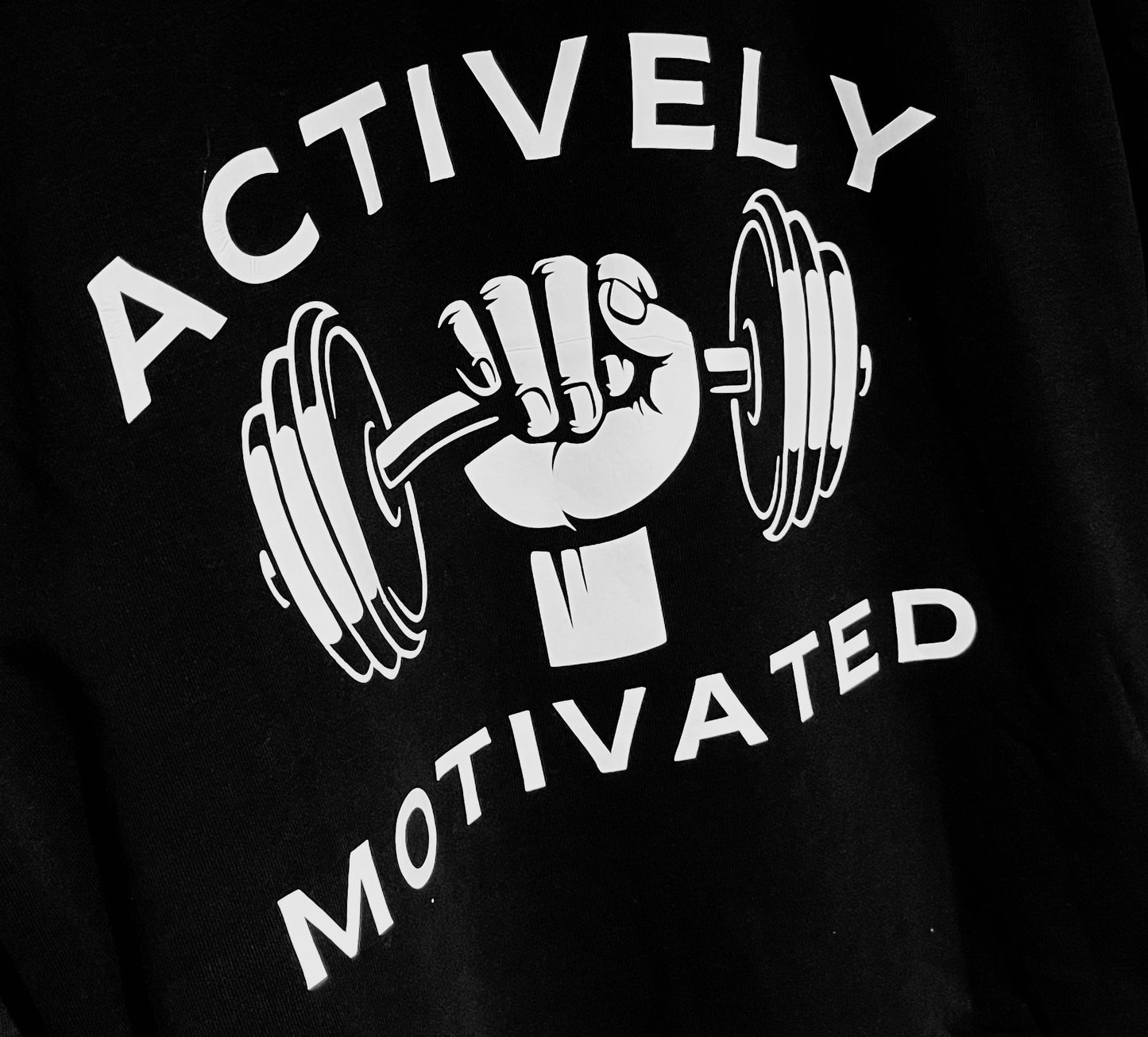 Original AM Logo White Hoodie (BIG Back Logo)