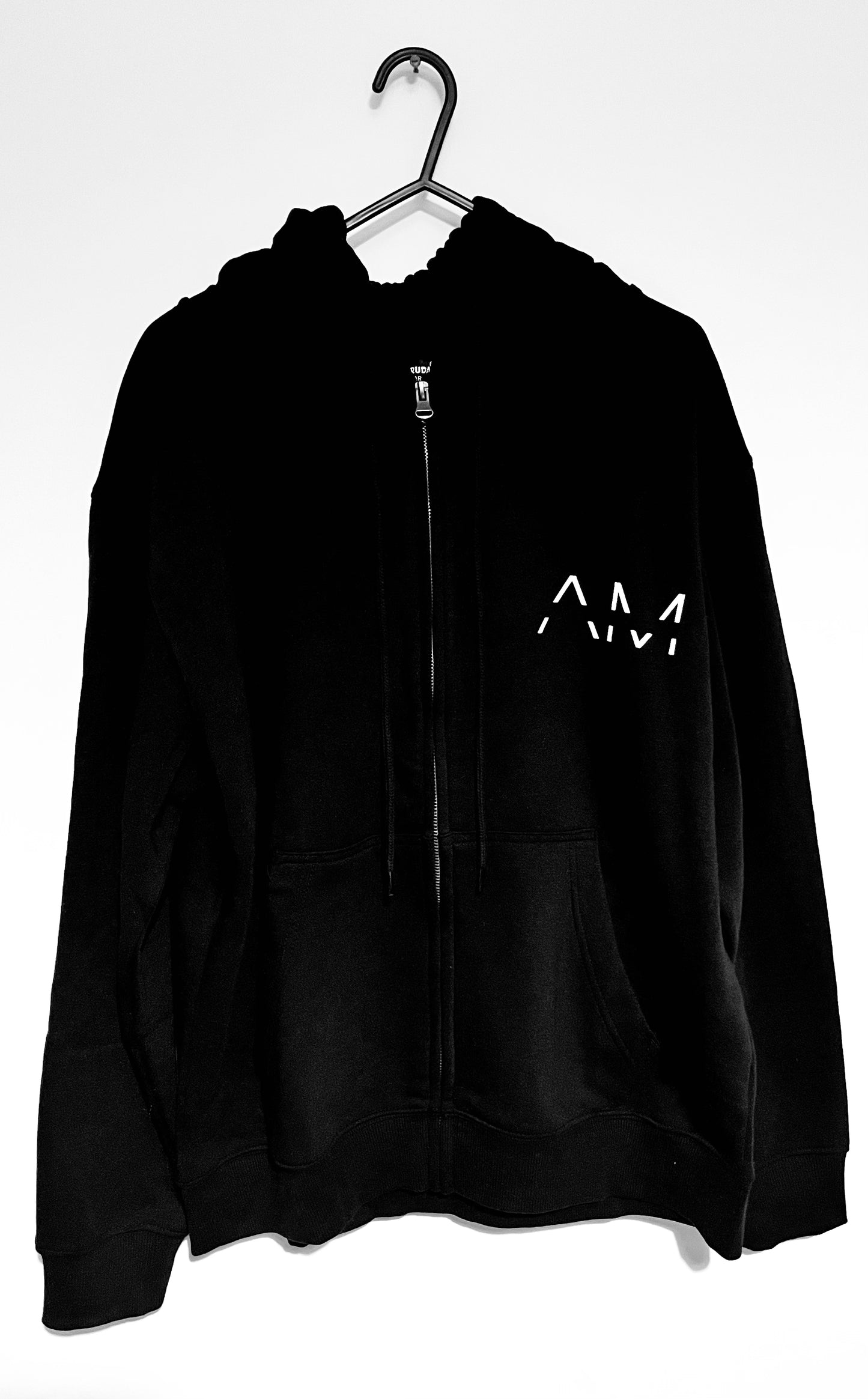 Original AM Logo White Hoodie (BIG Back Logo)